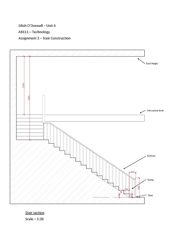 Stair in Section (CAD)