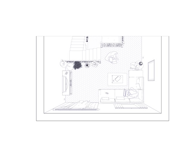 Living Room - Flat Type A