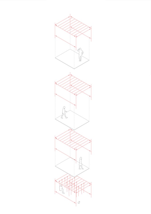 Exploded Axonometric Detail 1:50