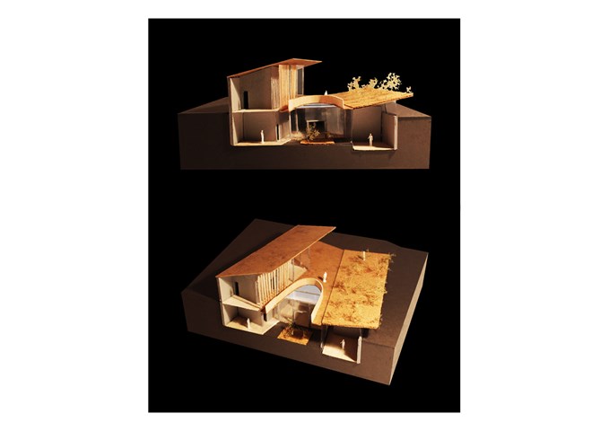 1:100 sectional physical model 
