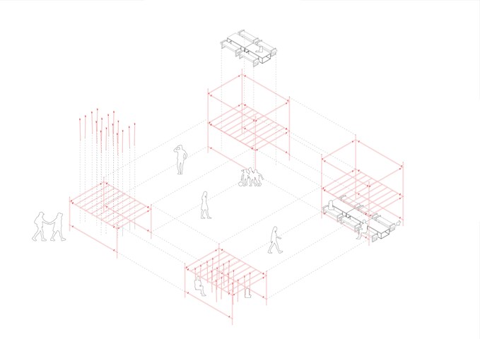 Scaffolding Structure Diagram 1:50