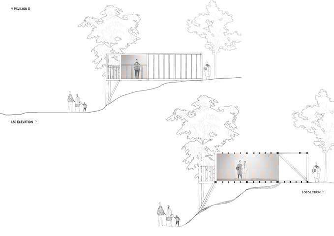 Section and elevation 1:50