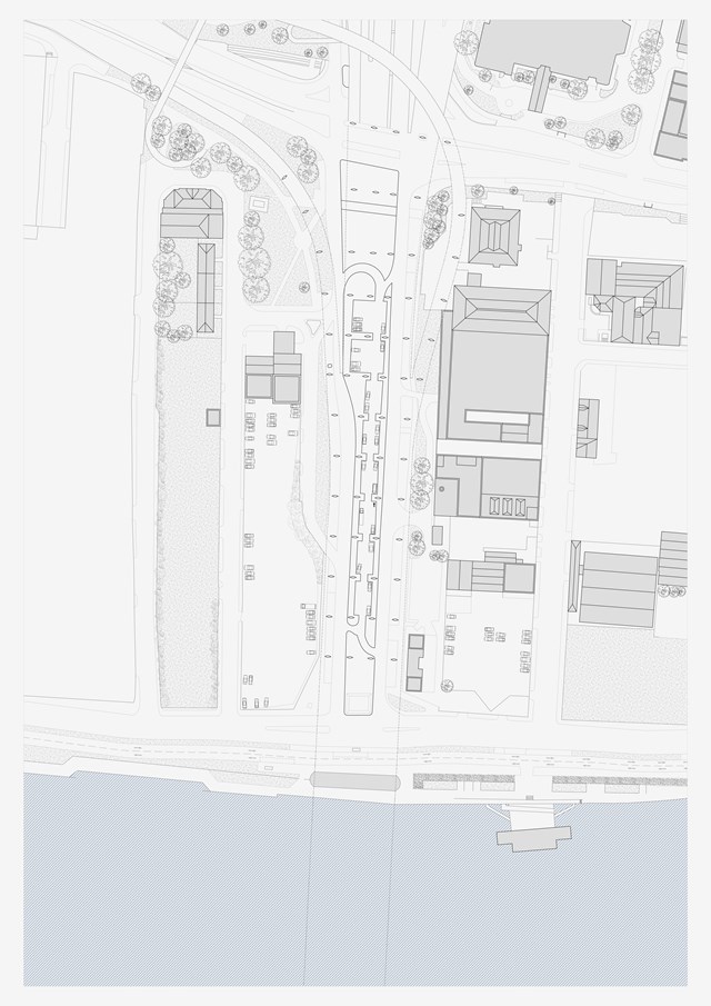 Plan of M8, ground floor level (currently)
