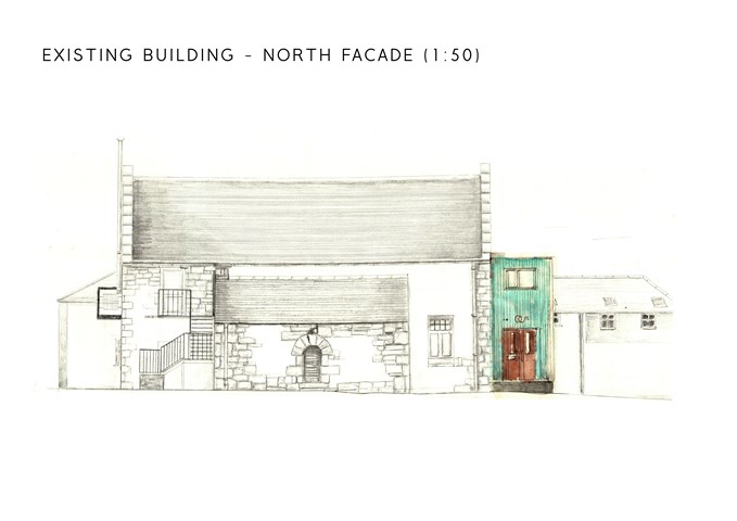 Existing Building - North Facade (1:50)