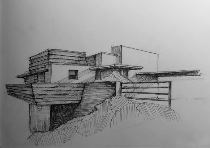 Frank Lloyd Wright - Floating Sturges Home