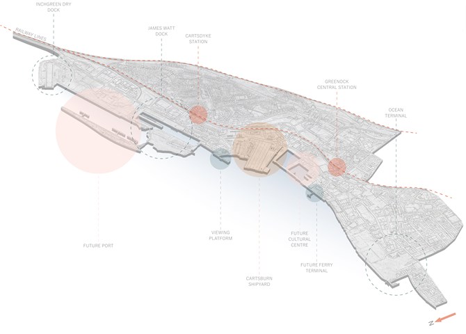 Future Riverfront Masterplan Diagram