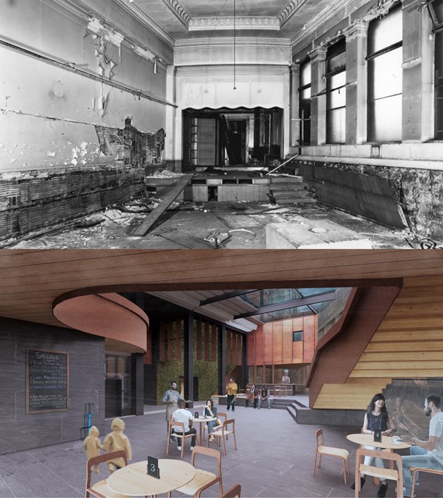 Storytellers Court - Before and After 