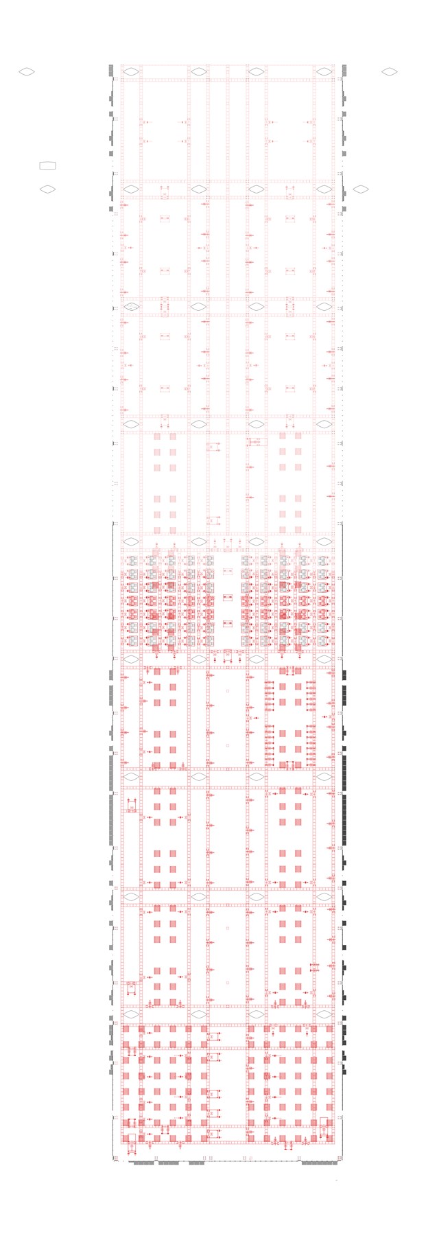 Scaffolding Structure Plan 1:100