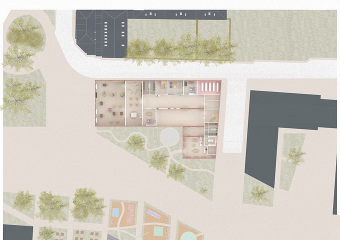 1.200 Illustrated Ground Floor Plan