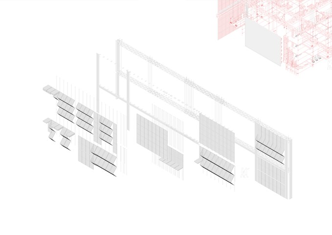 Exploded Axonometric Detail 1:50