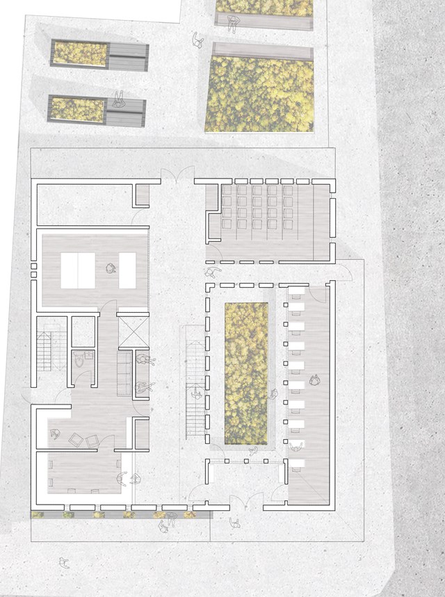 Ground Floor Plan Scale 1:100